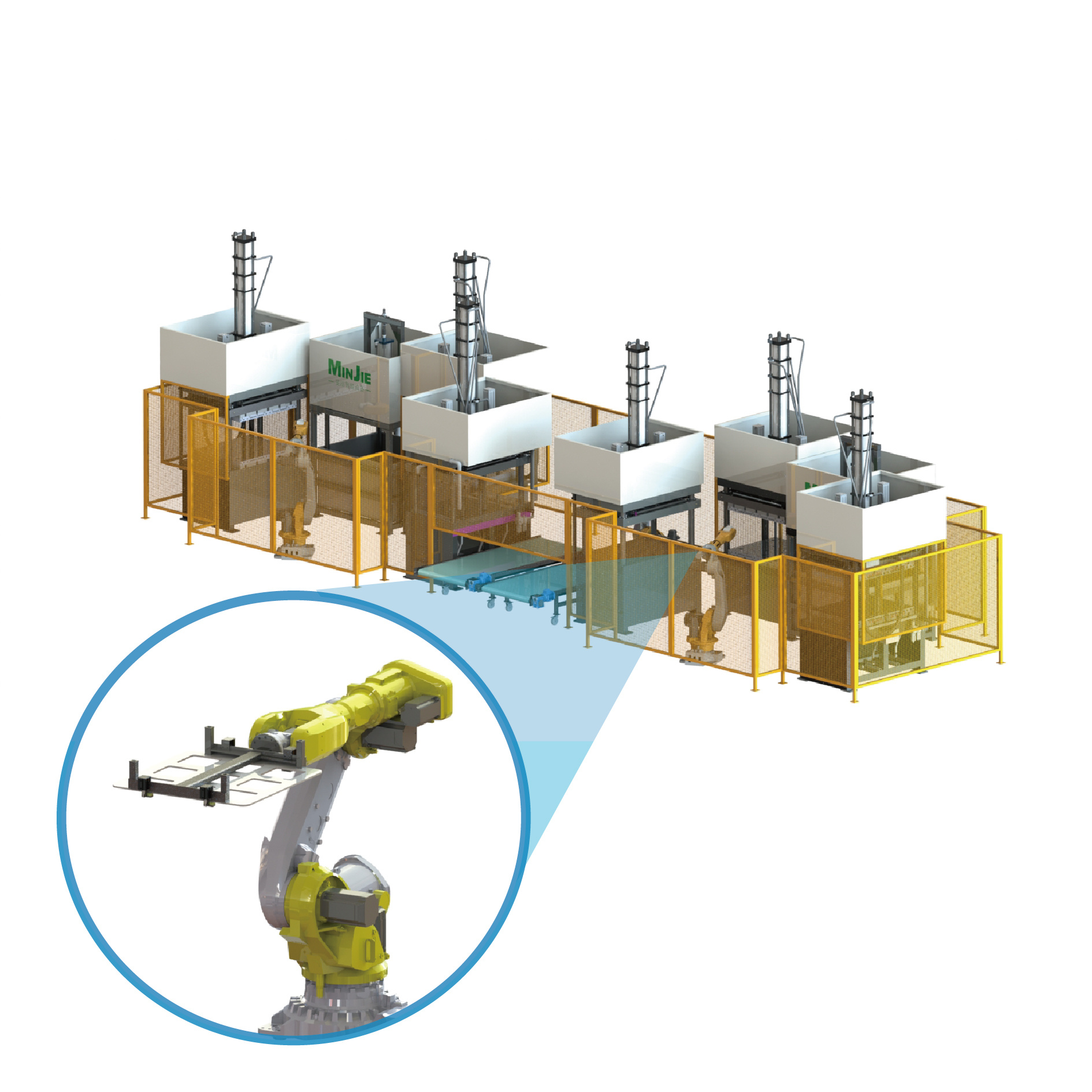 Full-automation Inside-out Mesh Transfer Molded Fiber Tableware Machine MJWTN121-9595A