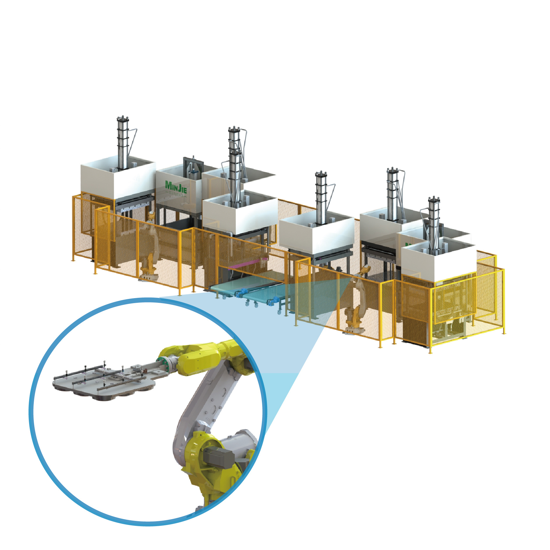 Full-automation Inside-out Mold Transfer Molded Fiber Tableware Machine MJWTN121-9595B